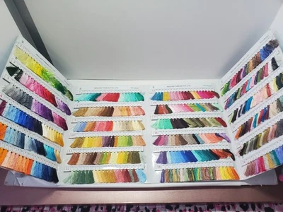 Telephone Embroidery Yarn Thread Color Sample Book. 560 Colors!!  - Image 1 of 4
