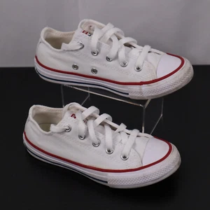 Converse Chuck Taylor All Star Low Top Weiß Jugend Größe 13 Schuhe - Bild 1 von 7