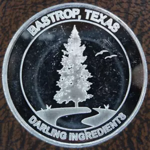 2022 Bastrop Texas Darling Ingredients 1 oz Silver Round .999 Bullion - Picture 1 of 2