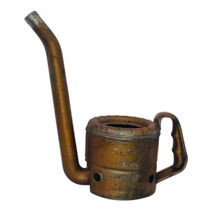 1920s ONE PINT SWINGSPOUT MISURA CO RAME TONO OLIO LATTINA PUBBLICITÀ VINTAGE - Foto 1 di 23