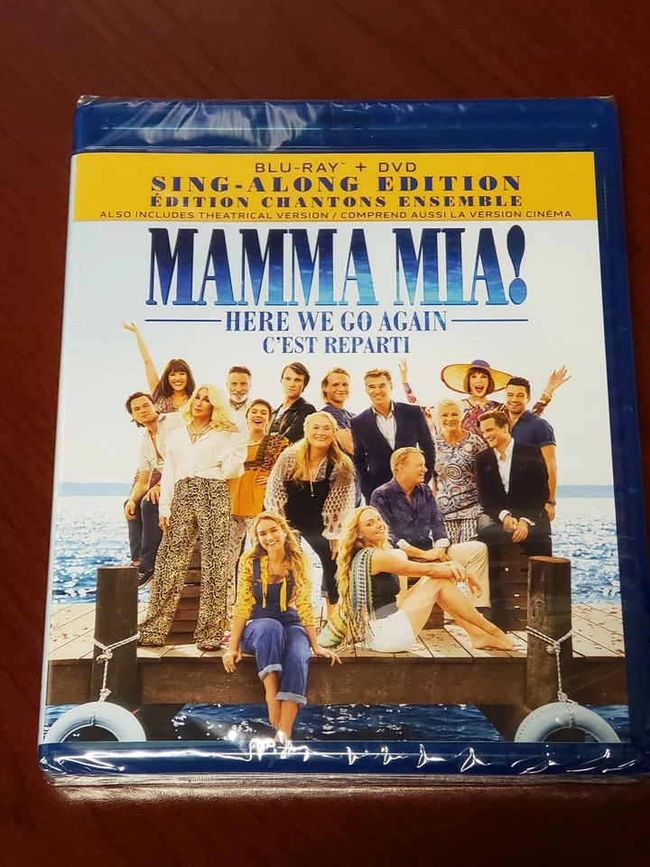 Mamma Mia : Here We Go Again ( Blu Ray/ DVD, 2018 ) Foto 1 de 1
