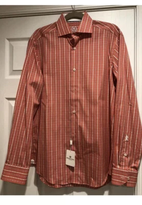 BUGATCHI UOMO Coral,Size 15 (34/35) New - Image 1 of 4