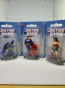 DC Trinity Mini Figure set of 3 Superman Batman Wonder Woman - Picture 1 of 1