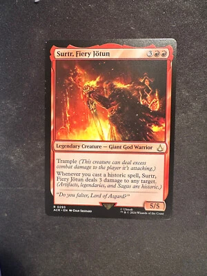 Surtr, Fiery Jotun - 0293 ACR MTG - Rare N/M - Image 1 of 2