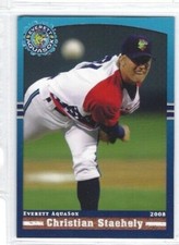 2008 Everett AquaSox (High-A Seattle Mariners) Christian Staehely