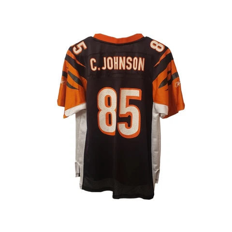 Size Youth L(14-16)Reebok NFL Players Cincinnati Bengals #85 Chad Johnson Jersey Cover