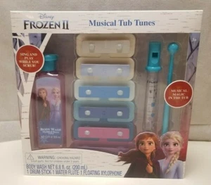 Juego de baño con xilófono de 4 piezas con bañera musical Disney Frozen II - Imagen 1 de 2