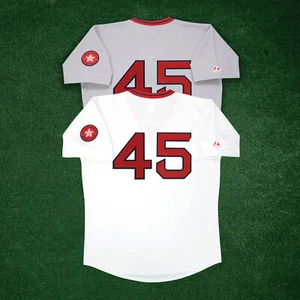 Pedro Martinez 1976 Boston Red Sox Cooperstown Home Road Throwback Jersey - Picture 1 of 13