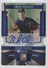 2010 Donruss Elite Extra Edition Aspirations Die-Cut Signatures Mark Canha Auto