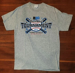 AUTHENTIC 2013 Indiana University Hoosiers Baseball Shirt! BIG TEN TOURNAMENT! - Picture 1 of 4