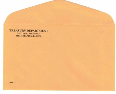 1964 Philadelphia US Proof Set Envelope Only - No Coins - Image 1 of 2