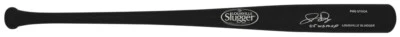 Jermaine Dye Signed Louisville Slugger Pro Black Baseball Bat w/WS MVP -(SS COA) - Image 1 of 2