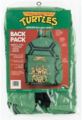 🚨🔥¡NUEVO!! Mochila Original Tortugas Ninja TMNT Vintage (Mirage, 1988) Retro Años 80 Foto 1 de 4