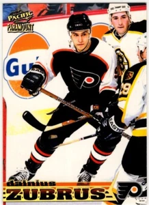 1998 Pacific Trading Cards Hockey Dainius Zubrus No. 179 Philadelphia Flyers - Bild 1 von 2