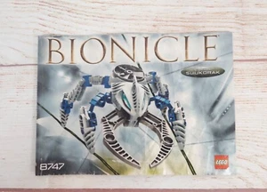 Lego Bionicle VISORAK SUUKORAK #8747 Instruction MANUAL ONLY No Figure No Can - Picture 1 of 5