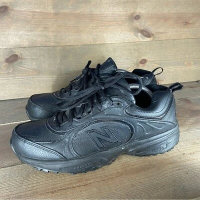 New Balance 623 Mujer Talla 11 Zapatos Negro Cuero Antideslizantes Zapatillas de Trabajo Foto 1 de 4