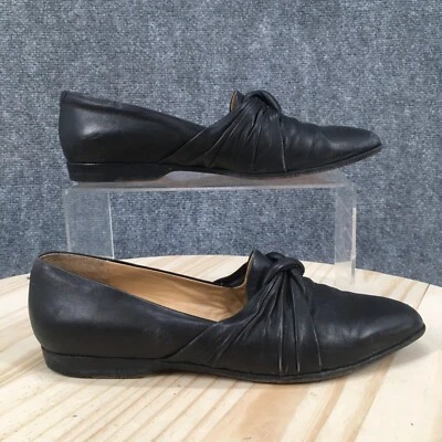 Zapatos Franco Sarto para mujer 8 Emma sin cordones negros punta puntiaguda informales cómodos planos Foto 1 de 4