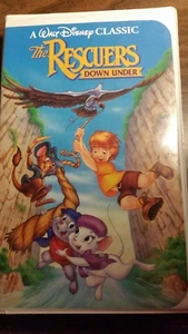 Walt Disney Classics VHS Rescatadores Down Under Black Diamond Película En muy buen estado+ - Imagen 1 de 6