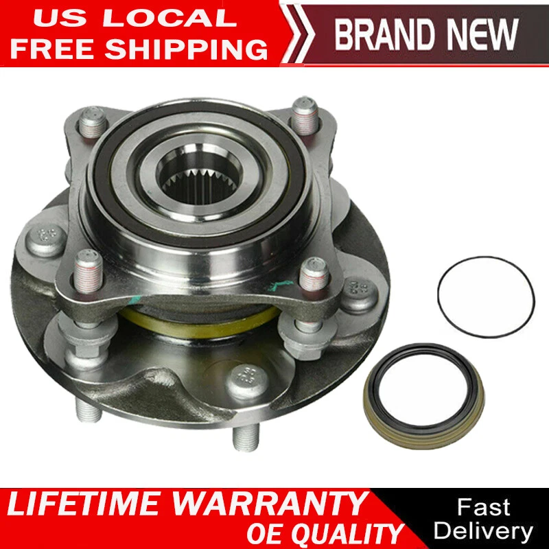2x Front Wheel Bearing and Hub Assembly for Toyota 4runner Tacoma FJ Cruiser 4wd