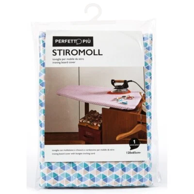 CRAZYSTOCK SELECTED Telo Stiro Stiromoll 120X65 Cm. compatibile Foppapedretti (COLORI E FANTASIA