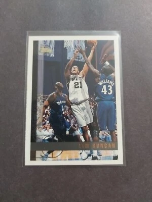 97-98 Topps Tim Duncan Rookie Rc #115 Spurs - Image 1 of 2