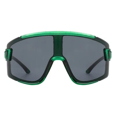 Outdoor Sports Sunglasses Oversized Shield Wrap Around Unisex UV 400 - Image 1 of 4