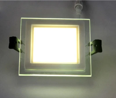 1/10x Dimmable 6W 9W 12W 18W LED Recessed Ceiling Panel Light Round / Square LTW - Image 1 of 4
