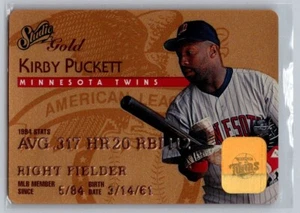 1995 Studio Gold Kirby Puckett #22 - Picture 1 of 2