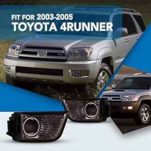 Fog Lights for 2003-2005 Toyota 4Runner Smoke Projector Driving Lamps Bulbs Pair - Picture 1 of 7