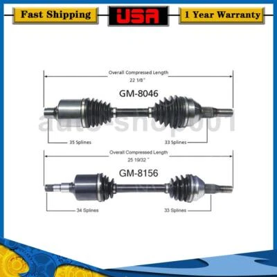 Junta de eje CV TrakMotive lado conductor delantero pasajero para Buick Riviera 1996 Foto 1 de 3