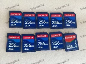 10PCS Genuine SanDisk 256MB SD Memory card - Picture 1 of 2