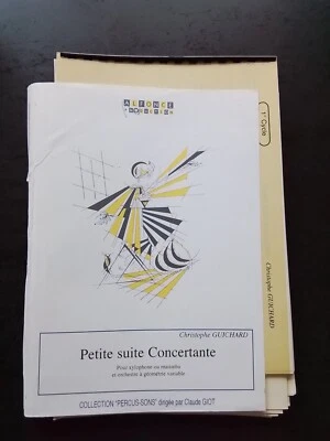 PARTITION - C. GUICHARD Petite suite concertante pour xylophone ou marimba - Photo 1/3