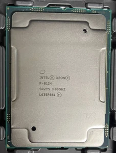 đŸ”¥Intel Xeon Platinum P-8124QS 3.4/3.5GHz 3GHz 240W LGA3647 For Gigabyte C621 - Picture 1 of 5