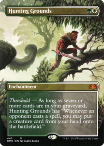 MTG Hunting Grounds Borderless - Dominaria Remastered #445 - Picture 1 of 1