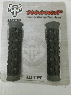WTB Weirwolf Dual Compound Black and Grey Trail MTB Grips - Image 1 of 4