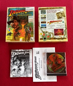 PC: Indiana Jones And The Fate Of Atlantis - Versión CD EMBALAJE ORIGINAL BIG BOX + Instrucciones - Imagen 1 de 13