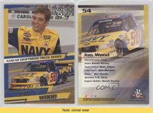2003 Press Pass Trackside Craftsman Truck Series Jon Wood #54