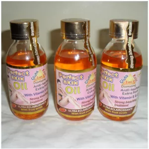 2 x PERFECT SKIN GLUTA KOJIC 3 in 1 LIGHTENING OIL WITH VITAMIN E & C 125ml x 2 - Picture 1 of 3