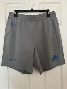 Nike On Field Detroit Lions Sideline Practice Athletic Shorts PE Size Medium NEW - Picture 1 of 17