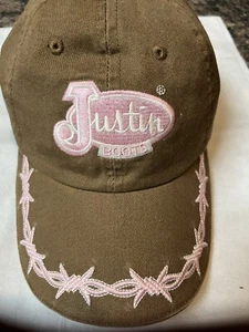 Justin ladies cap brown / pink nice - Picture 1 of 7