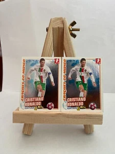2x RARE Cristiano Ronaldo Craques do Mundo Panini Sticker 2010/11 - Picture 1 of 2