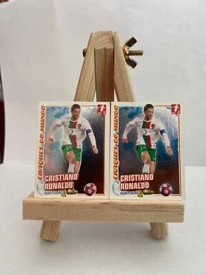 2x RARE Cristiano Ronaldo Craques do Mundo Panini Sticker 2010/11 - Image 1 of 2