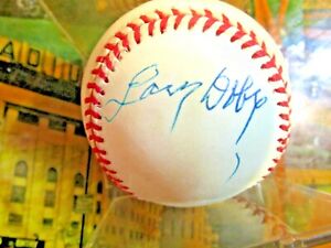 Larry Doby Autographed Signed AL Baseball Indians ~