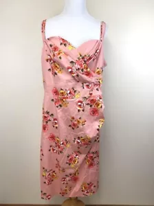Stop Staring 20W Kleid Arana Rosa Blumen Alicia Estrada Retro Pinup - Bild 1 von 4
