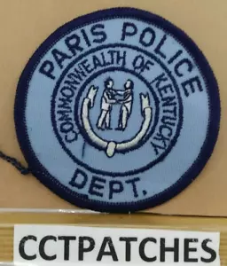 PARIS, KENTUCKY POLICE SHOULDER PATCH KY - Picture 1 of 2