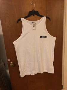 Vintage Side Out White Sport Tank Top Men's Size Extra Large New With Tags - Picture 1 of 11