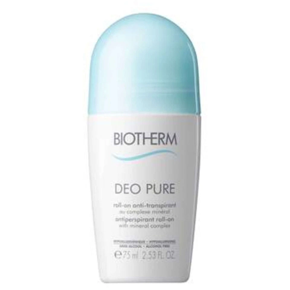 Biotherm Deo Pure Antiperspirant Roll-On 24 Hour Protection Wide Roller 75ml NEW - Image 1 of 1