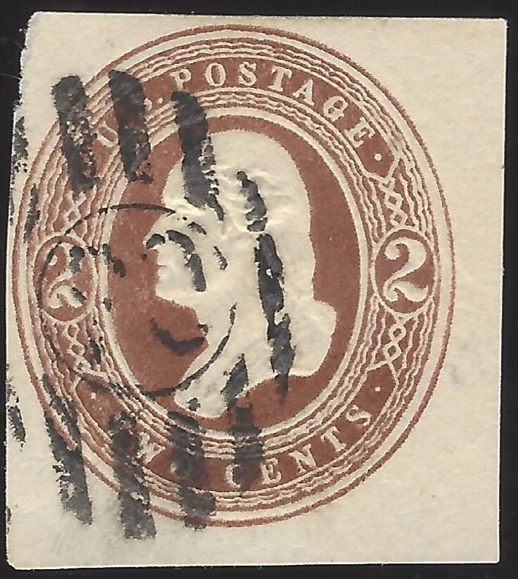 US Scott #U288 Used Fine 2 Cent 1884-1886 Stamped Envelope - Image 1 of 1