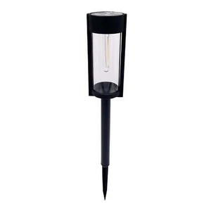 Solar Powered Black LED Landscape Bollard Pathway Light, 15 Lumens - Picture 1 of 10