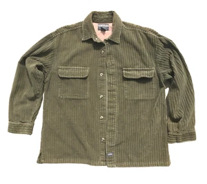 Quiksilver Salt Water Denim Vintage Corduroy Olive Jacket Men's 90s Grunge Skate - Picture 1 of 9